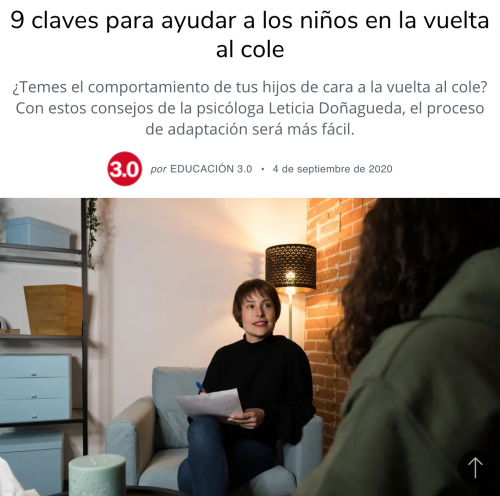 Claves vuelta al cole Claves vuelta al cole